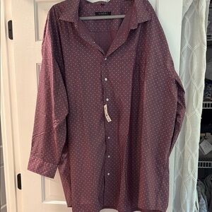 Purple Polka Dot Men's Shirt